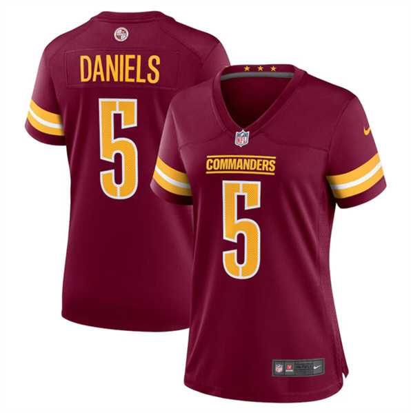 Women's Washington Commanders #5 Jayden Daniels Burgundy 2024 Draft Stitched Jersey Dzhi,We sell and wholesale Women's Washington Commanders #5 Jayden Daniels Burgundy 2024 Draft Stitched Jersey Dzhi on line form chian!